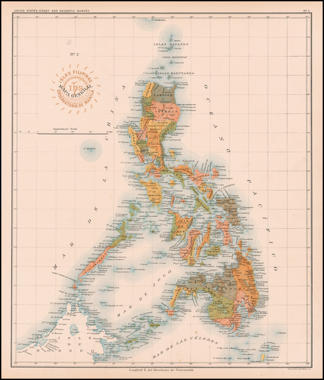 25-Philippines Map By Hoen & Co.