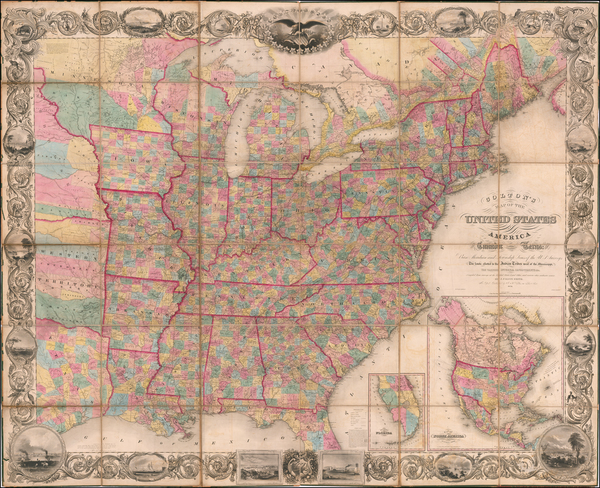 39-United States Map By J. Calvin Smith