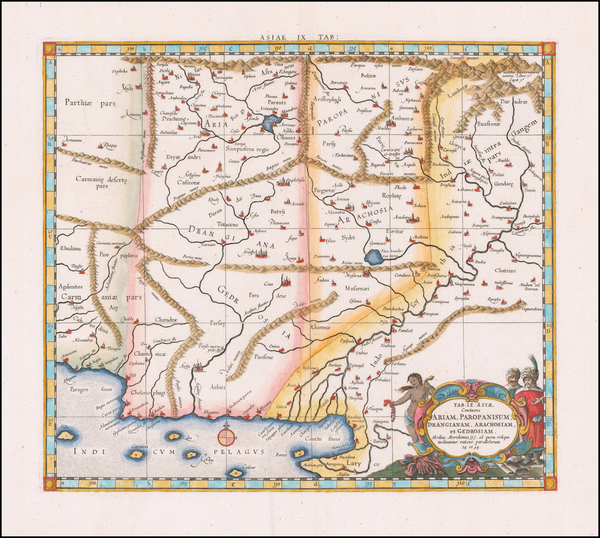 20-India and Central Asia & Caucasus Map By  Gerard Mercator