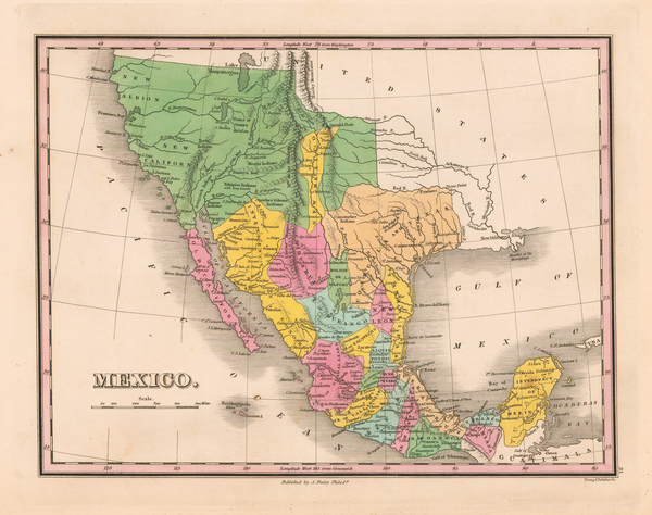 50-Texas, Southwest, Rocky Mountains and California Map By Anthony Finley