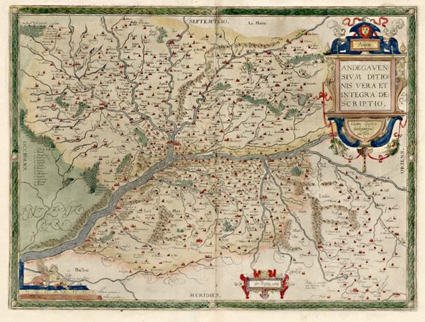 56-Europe and France Map By Abraham Ortelius