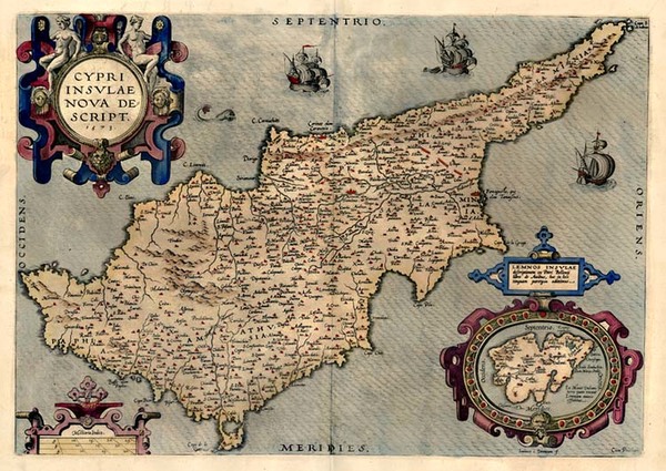 83-Europe, Mediterranean and Balearic Islands Map By Abraham Ortelius