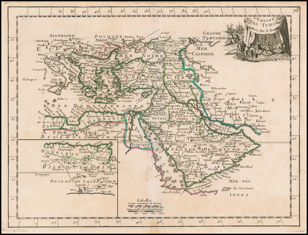 39-Turkey, Central Asia & Caucasus, Middle East and Turkey & Asia Minor Map By George Loui