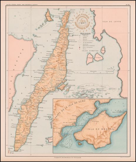 10-Philippines Map By Hoen & Co.