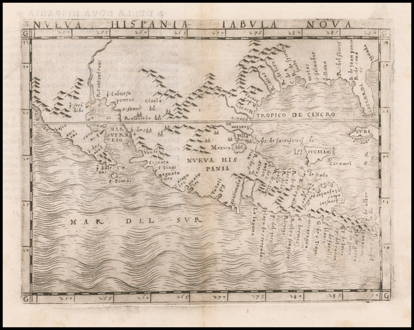 0-Florida, South, Texas, Southwest, Rocky Mountains, Mexico and Baja California Map By Giacomo Ga