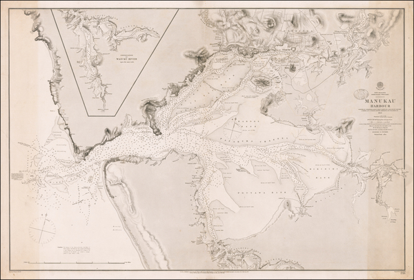 17-New Zealand Map By British Admiralty