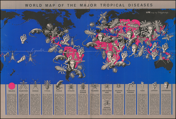 38-World and Pictorial Maps Map By Boris Artsybasheff