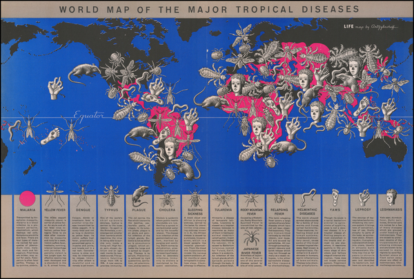 35-World and Pictorial Maps Map By Boris Artsybasheff