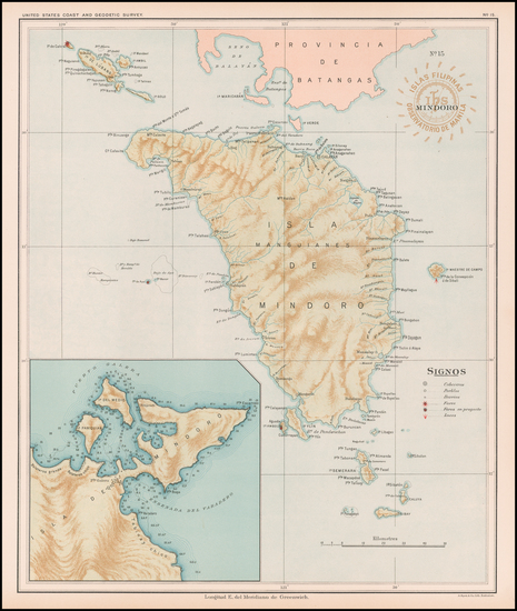 45-Philippines Map By Hoen & Co.