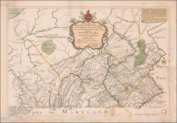 91-Pennsylvania Map By Anonymous