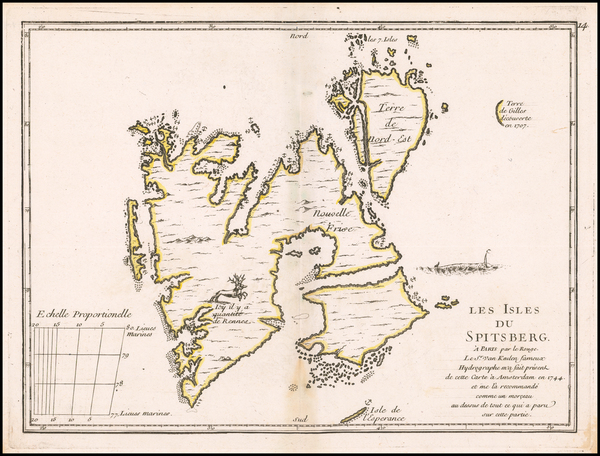 2-Polar Maps, Russia and Scandinavia Map By Georges Louis Le Rouge