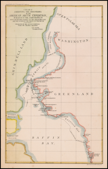 96-Polar Maps Map By Ackerman Litho.