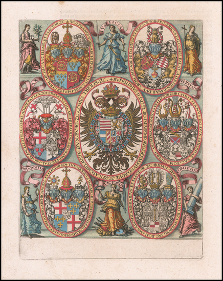 52-Germany and Curiosities Map By Theodor De Bry