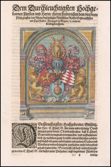 45-Curiosities Map By Theodor De Bry