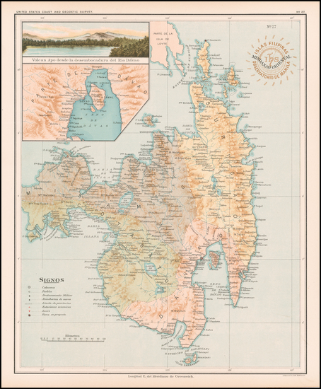 45-Philippines Map By Hoen & Co.