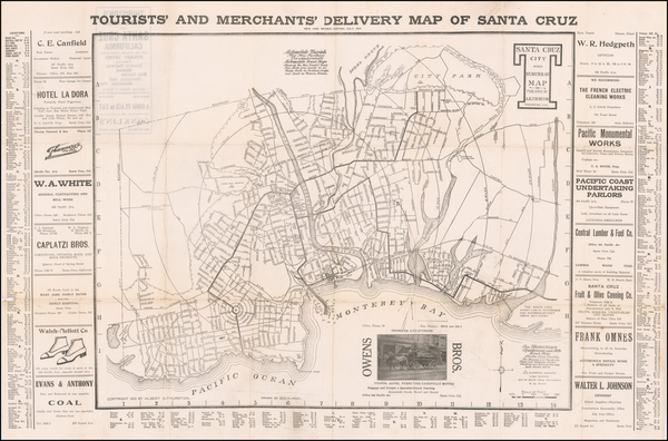 27-Other California Cities Map By Albert G. Thurston