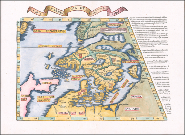 92-Baltic Countries, Scandinavia, Iceland, Sweden and Finland Map By Lorenz Fries