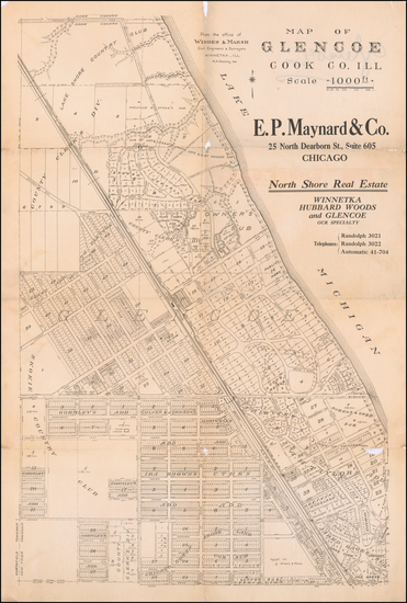 85-Illinois Map By Windes & Marsh