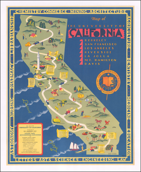 41-Pictorial Maps and California Map By S. Iachman