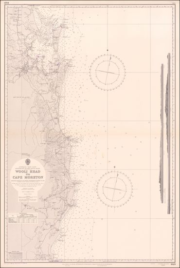 90-Australia Map By British Admiralty