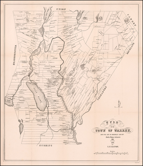 62-Maine Map By Emily Eaton