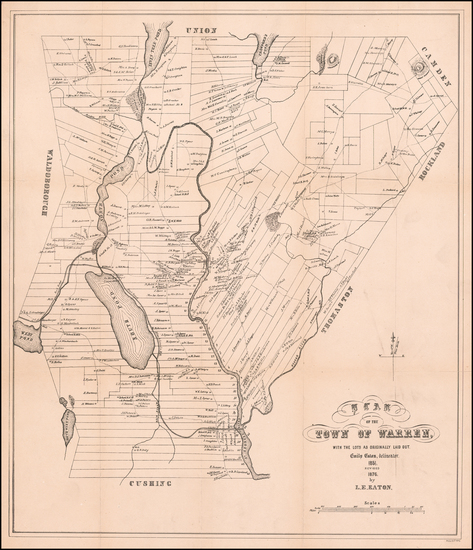 75-Maine Map By Emily Eaton