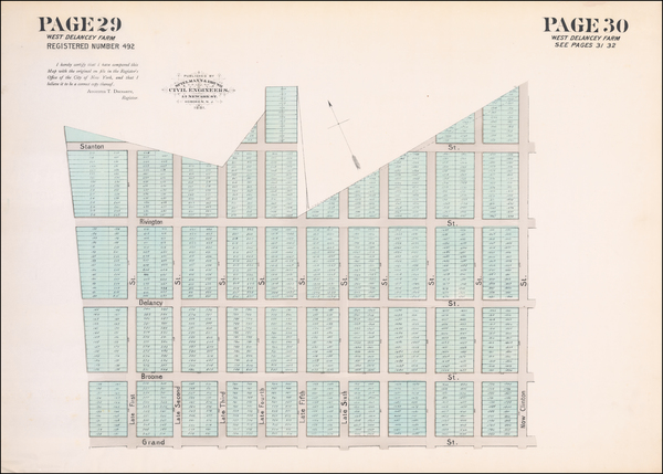 25-New York City Map By Spielmann & Brush