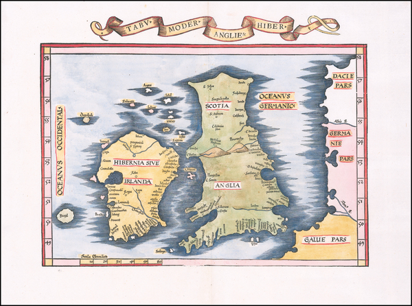 39-British Isles, Scotland and Ireland Map By Lorenz Fries