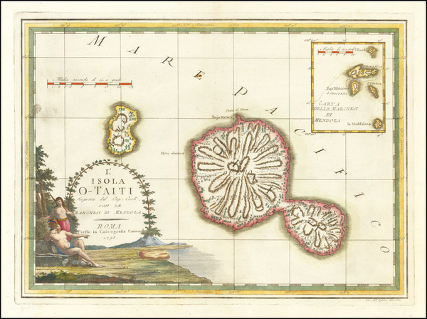 64-Other Pacific Islands Map By Giovanni Maria Cassini