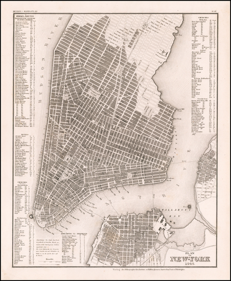 72-New York City Map By Joseph Meyer