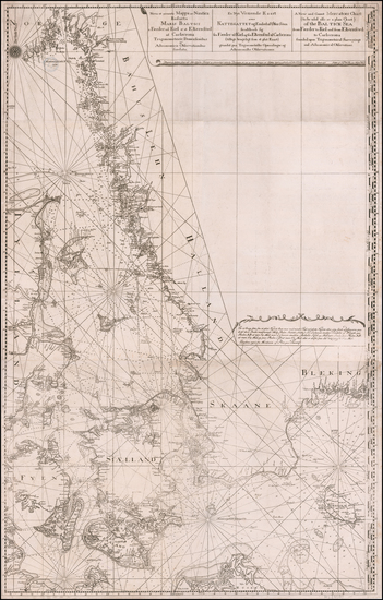 64-Baltic Countries, Scandinavia, Sweden, Norway and Denmark Map By Christian Carl Lous / J. G. Wi