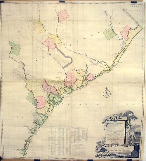 53-Southeast Map By Thomas Jefferys / William Gerard De Brahm