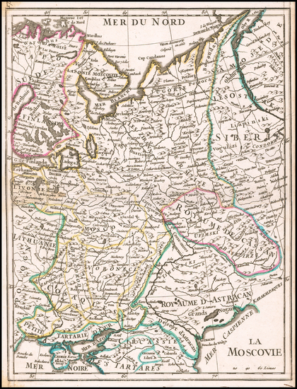 10-Russia and Ukraine Map By George Louis Le Rouge