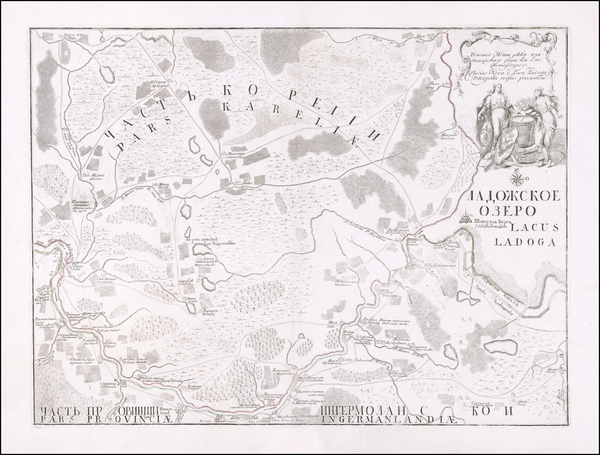 57-Russia Map By Joseph Nicholas De  L'Isle  &  Russian Academy of Sciences  &  Ivan Grimm