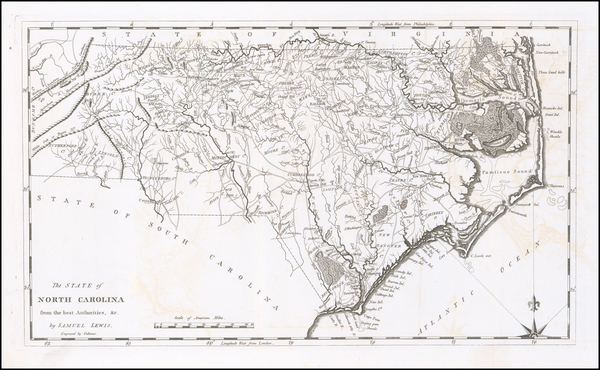 82-North Carolina Map By 