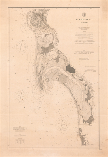 69-San Diego Map By U.S. Coast & Geodetic Survey