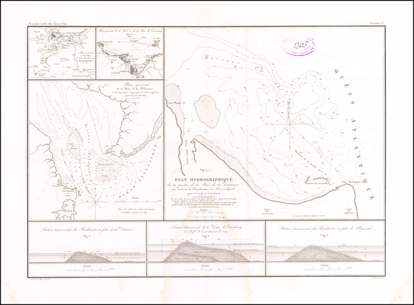 76-New Jersey and Delaware Map By Guillaume-Tell Poussin