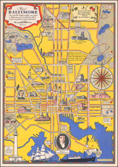 29-Maryland Map By Edwin Tunis