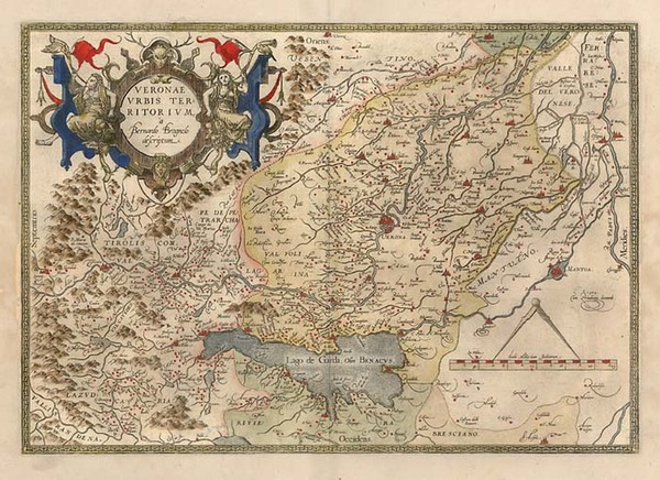 91-Europe and Italy Map By Abraham Ortelius