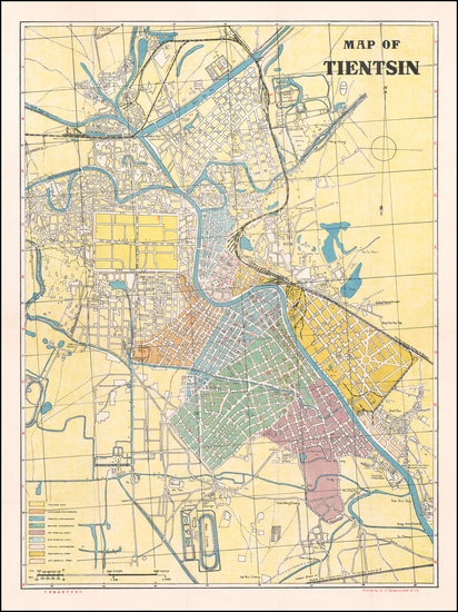 56-China Map By A. J. Serebrennikoff & Co.