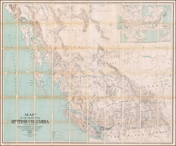 75-Alaska and Canada Map By G.B. Martin / Gotfred Jörgensen