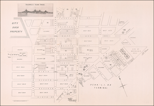 96-New York City Map By Joseph P. Day