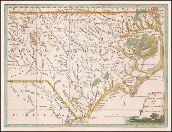 74-Southeast and North Carolina Map By Universal Magazine