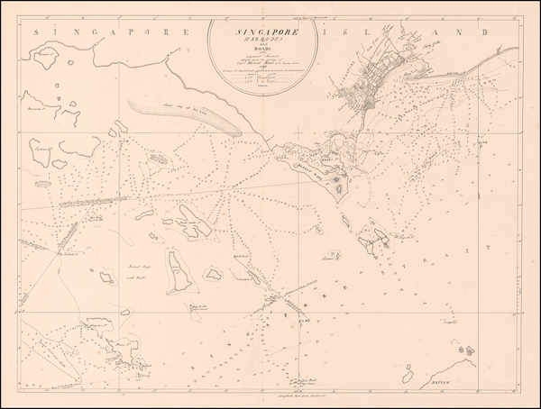 90-Southeast Asia, Singapore, Indonesia and Malaysia Map By Anonymous