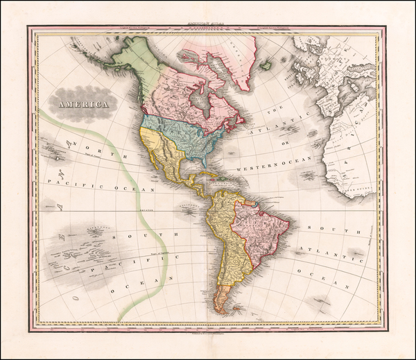 46-America Map By Henry Schenk Tanner