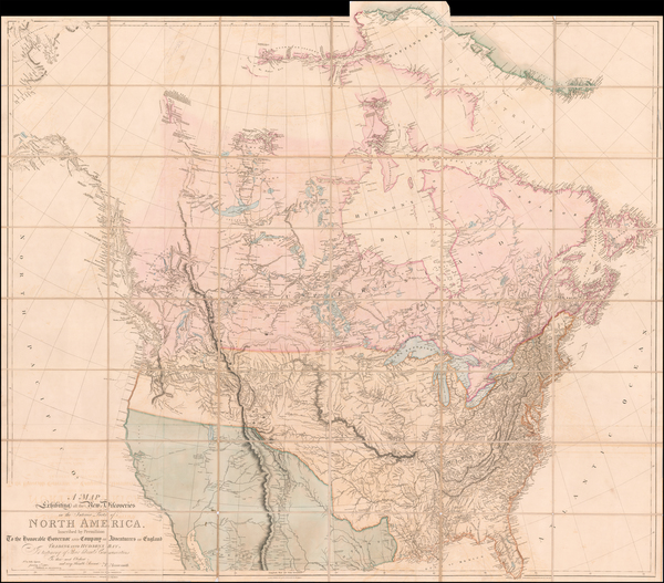 0-United States and North America Map By Aaron Arrowsmith