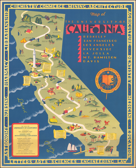 66-Pictorial Maps and California Map By S. Iachman