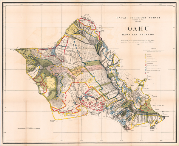 92-Hawaii and Hawaii Map By United States GPO