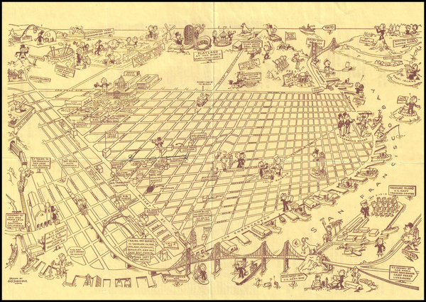 33-San Francisco & Bay Area Map By Gus Schneider