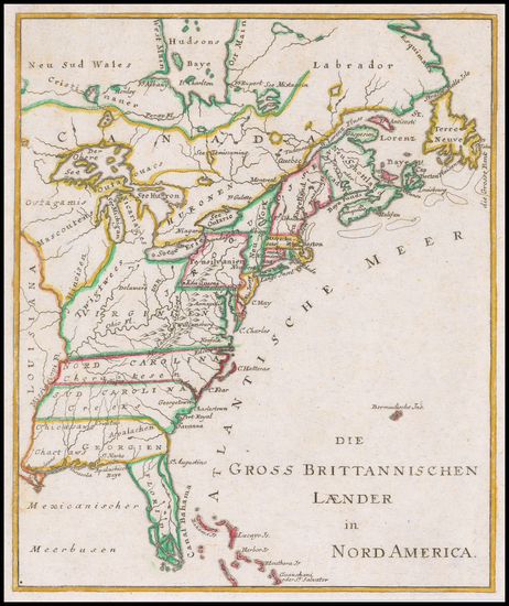 83-United States and American Revolution Map By Anonymous